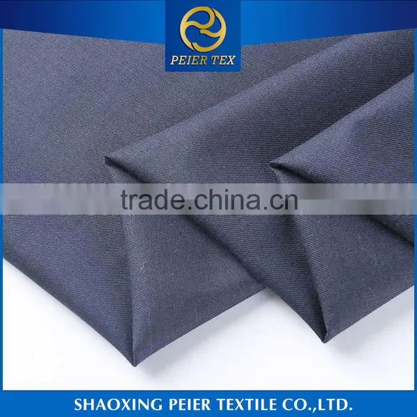 Shrink Resistance Elegant Plaid Wool Polyester Fiber Fabric Stripe Fabric Polyester Striped Suiting Fabric photo-3