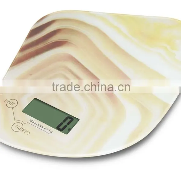 Digital Retailer Precision Electronic Kitchen Weighing Scale 5kg With Printing and Digital Lcd Display Food Weighing Scale