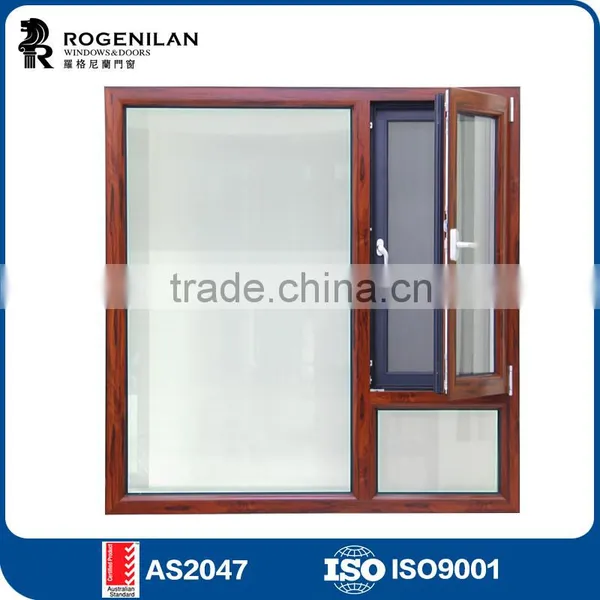Rogenilan 2016 New Style Casement Aluminium Window Frame and Glass Screen Wholesale Window photo-2