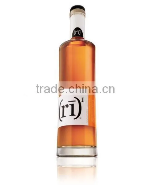 750ml Crystal Glass Bottle for Vodka With Cork