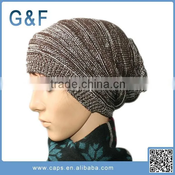 Fashion Oversized Cheap Hand Made Knitted Beanie For Wholesale photo-6