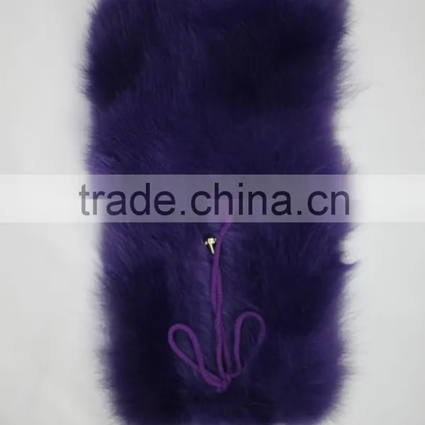 Creative Design Gorgeous Style Fox Fur Leg Warmers High Knee Fur Socks Boots Sleeves photo-2