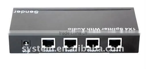 VGA UTP Extender 1x4 Splitter with Audio
