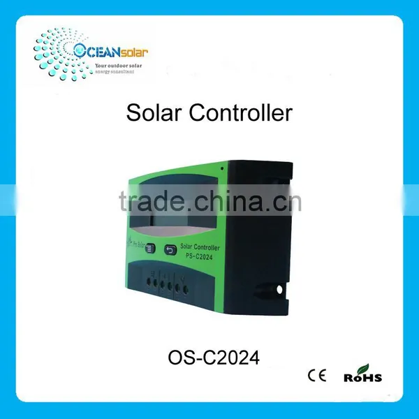 20A Auto 12V24V Solar Controller Manual PWM Solar Charge Controller photo-2