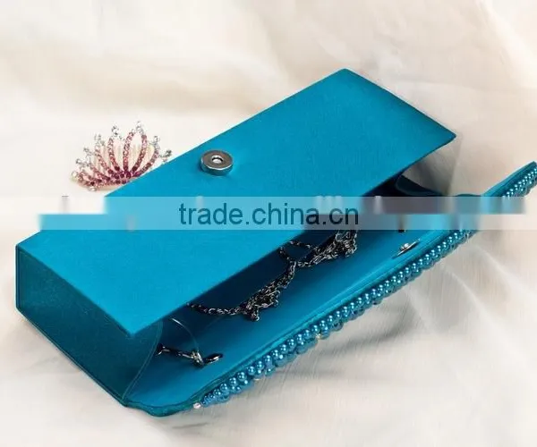 Ladies Beaded Evening Clutch Bag With Rhinestone photo-5