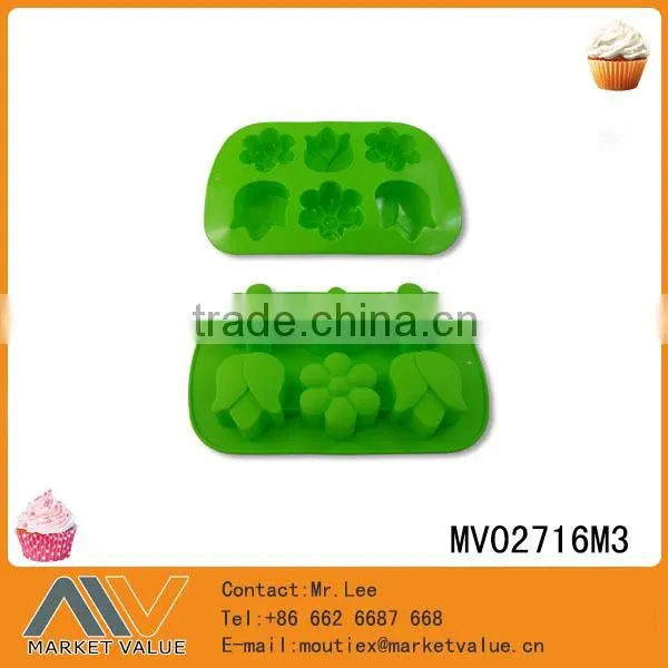 MULTI SHAPE HEART CAKE MOLE MOULD SILICONE HIGH HOT CAKE TOOLS photo-3