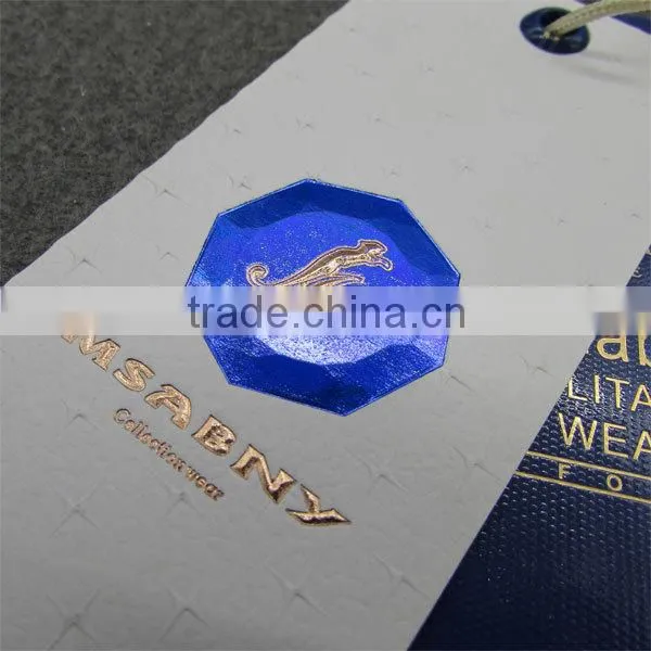 Embossed Stars Casual Design Labels For Clothing photo-3