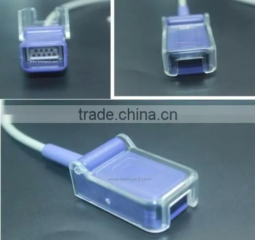 Patient Monitor Schiller Oximax SpO2 Extension Cable 14pin to DB9 DS-100A SpO2 Sensor photo-6