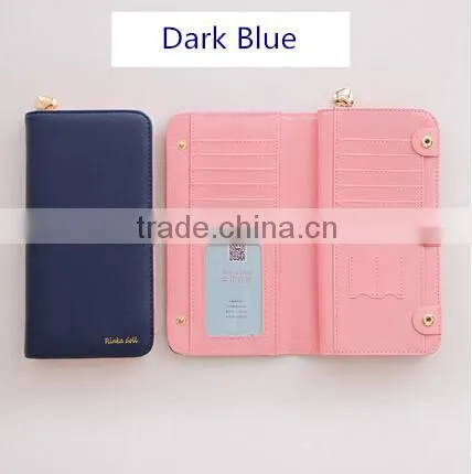2017 New Arrivals Brand Lady Wallet , Colorful and Fashion Multifunction pu Leather Women Wallet With 72 Card Slots . photo-2