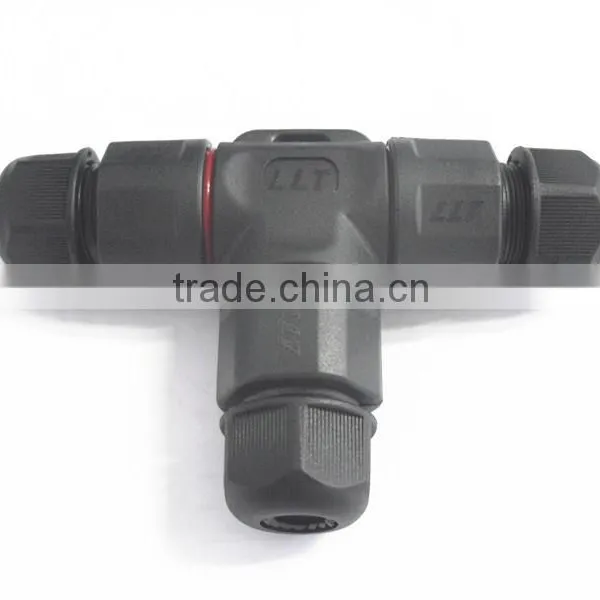 IP67 T Junction Wire Distributor T Type Waterproof Connector