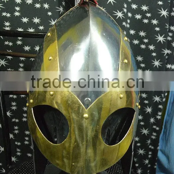 VIKING HELMET Horse Plume