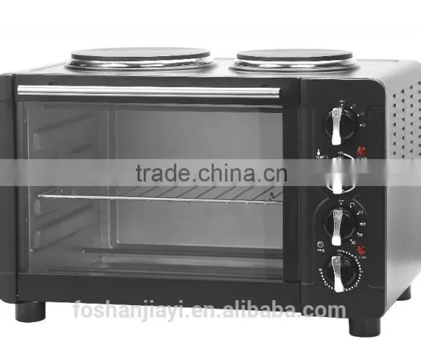 30L Cheapest Price Toaster Oven With Two Hotplates Convectional Oven for Bread Making for Sale