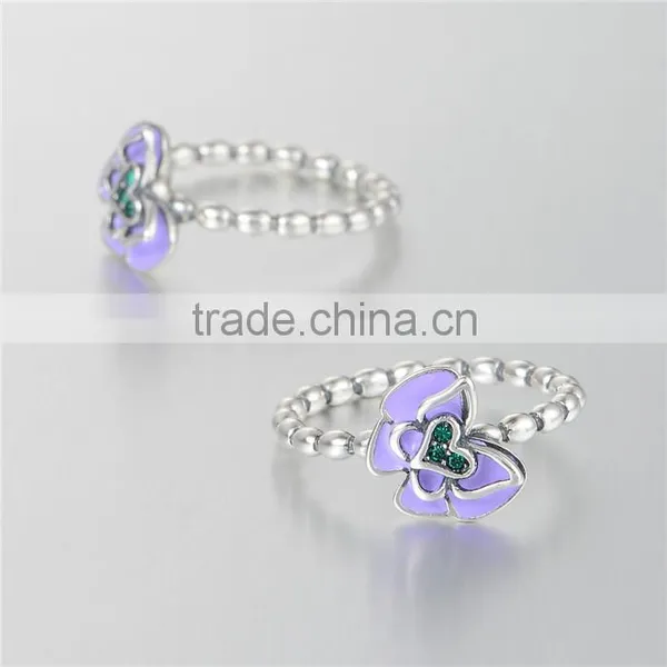 Fashion Jewellery Color Enamel Ladies Finger Rings photo-4