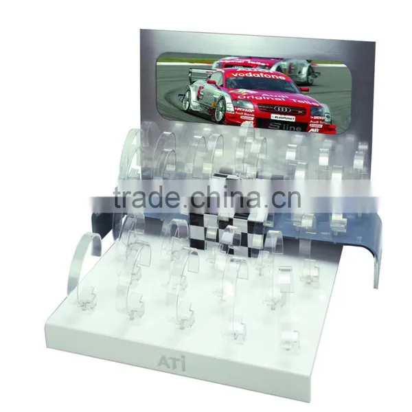 Luxury Acrylic Watch Display / Acrylic Wrist Watch Display Case Counter photo-5