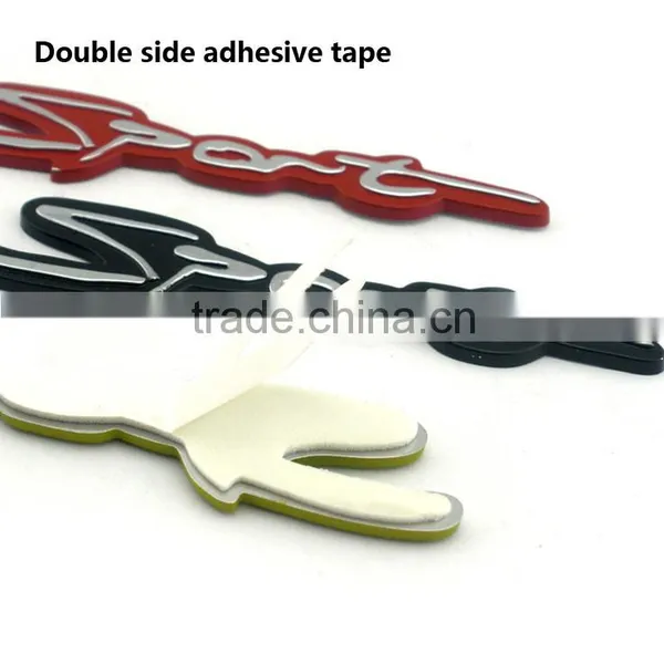 Red Color Sport Custom Emblems for Cars photo-5