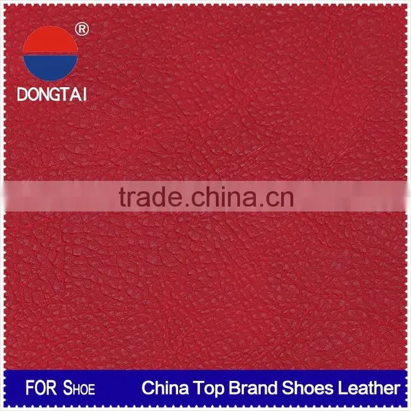 2015 Wholesale Artificial Shoe Leather Material Factory Direct Sale photo-3
