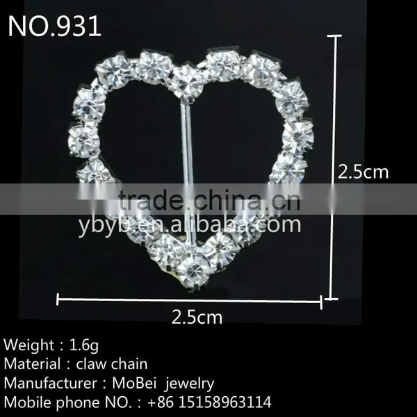 Fashion Rhinestone Flower Brooch/metal Flower Brooch for Wedding Invitation/rhinestone Brooches-931 photo-2