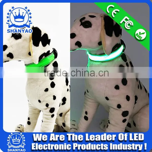 2015 Hot Selling LED Reflective Electric Dog Collar With LED Light photo-5