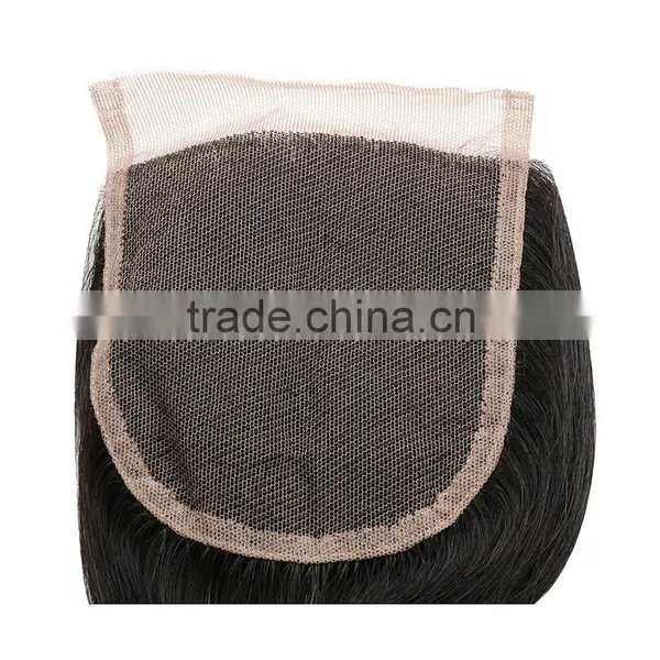 7A Brazilian Body Wave Closure 100% Virgin Human Hair 3.5x4 Swiss Lace Closure Bleached Knots Free Middle 3 Way Part Top Closure photo-5