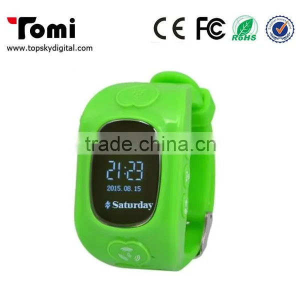 Child Wrist Watch Phone Position Monitoring Kids Gsm Gps Tracker Watch photo-2