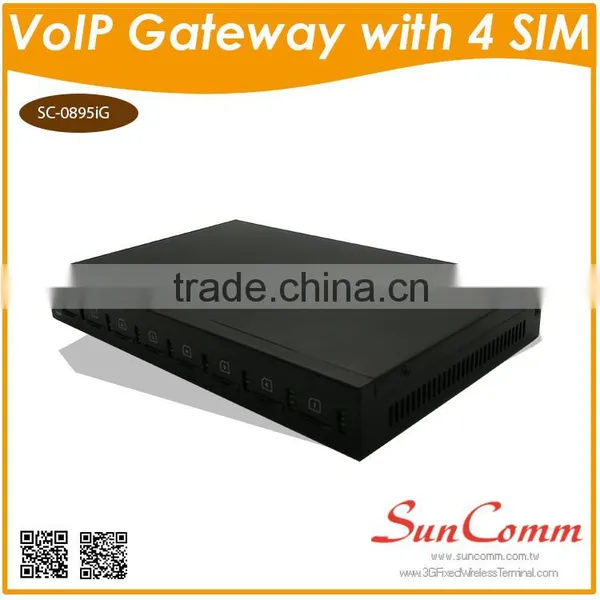 SC-0895iG Pin Code Modified With 4 Channel GSM VoIP Gateway photo-2