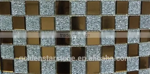 Glass Mosaic Mirror Vase (crystal Glass) photo-4