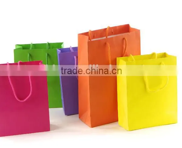 Offset Printing Surface Handling Paper Shopping Bag Christmas Gift Bag photo-2