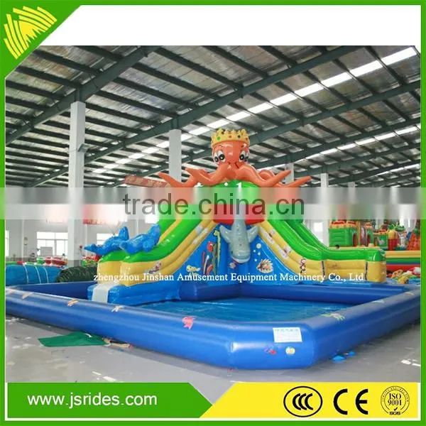 Best Seller Large Inflatable Pool Slide Giant Inflatable Pool Slide for Adult photo-3
