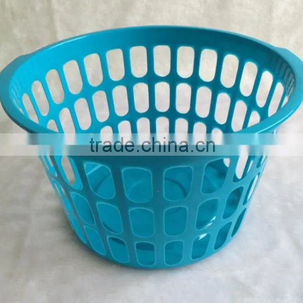 YXI04 MINI ROUND LAUNDRY BASKET,SMALL PLASTIC STORAGE BASKET photo-4