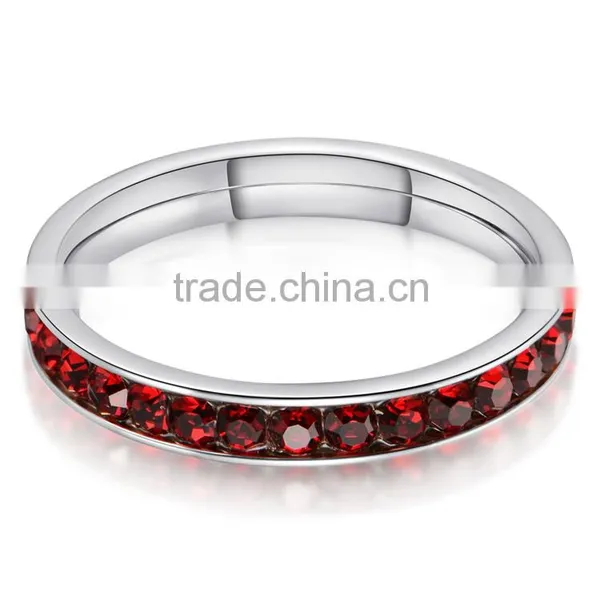 Hot Sale January Garnet Birthstones Ring Women and Men Ring 2016 With Stories photo-3