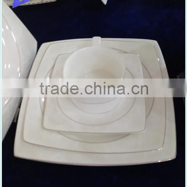 100 Piece Porcelain Dinner Set for 6 People photo-3