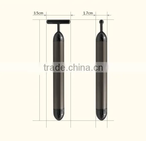 Black Gold Color Energy Beauty Bar Facial Roller Massage Lady Beauty Bar photo-4