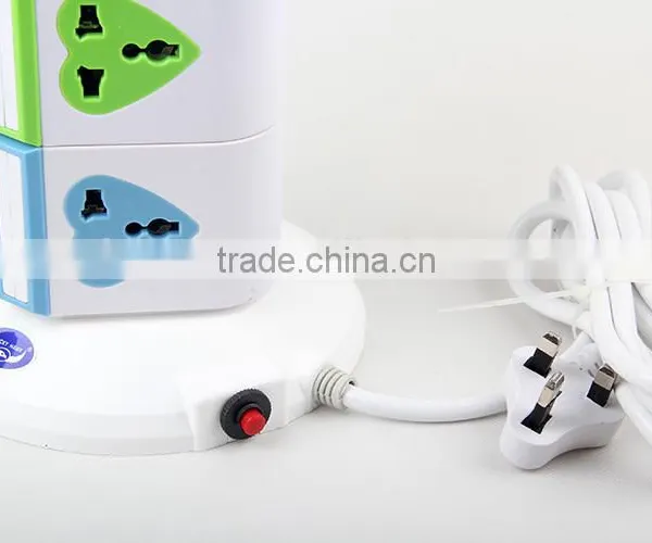 Wholesale Hot Sell Useful Rotatable Four Layers uk Plug Scoket Usb Power Charge Outlet Usb Scoket photo-5