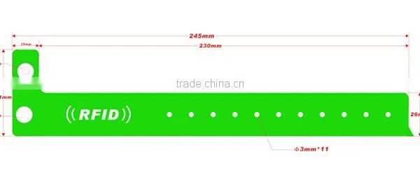 Security Protection RFID Wristband Access Control photo-3