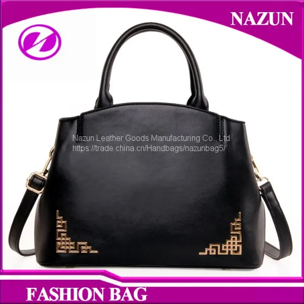 Hot Sale NEW Designer Brown Fashion Lady Bags Women PU Handbags photo-3