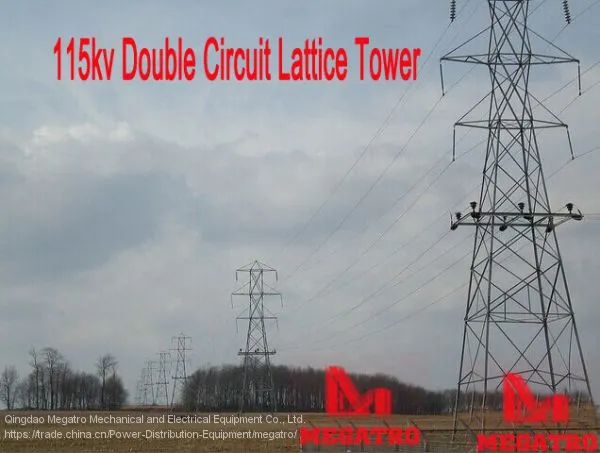 115kv Double Circuit Lattice Tower photo-2
