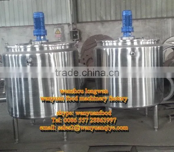 500L Single Layer Mixing Tank Stainless Steel Mixing Tank for Juice photo-4