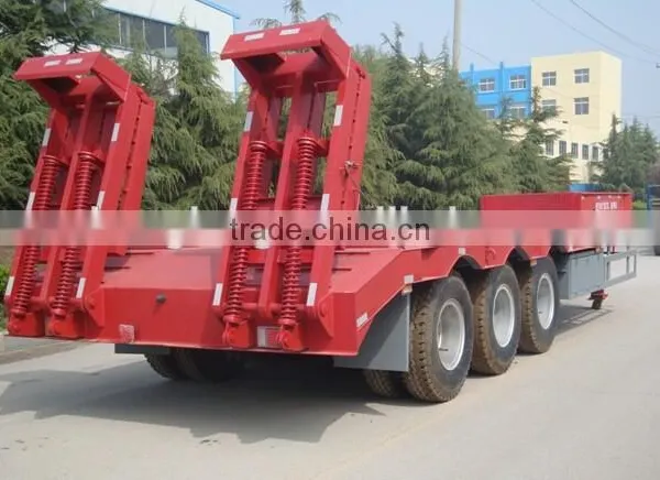 60T Three Axle Low-plate Semi-trailer For Sale photo-2