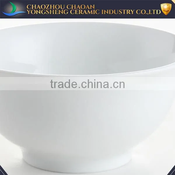Wholesale Hotel Restaurant White Dinner Porcelain Ceramic Rice Bowl photo-2