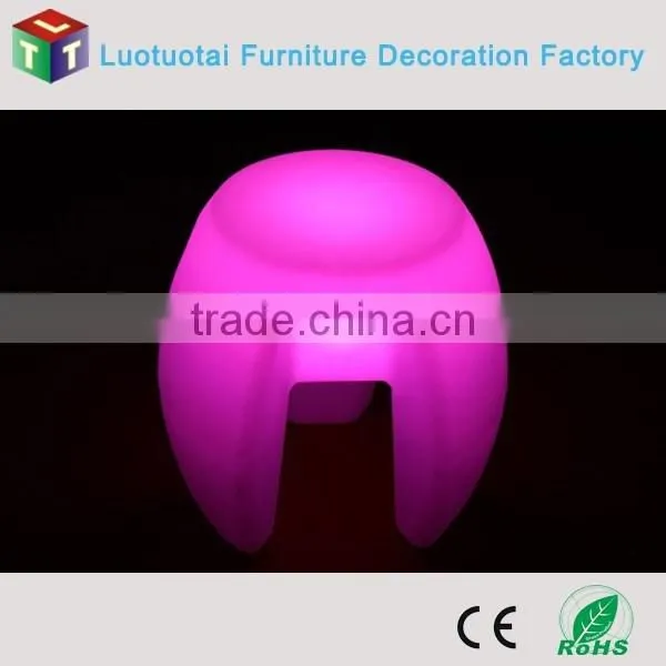 Full Color Lighted up LED Stool Chair for Party With Remote Control photo-4