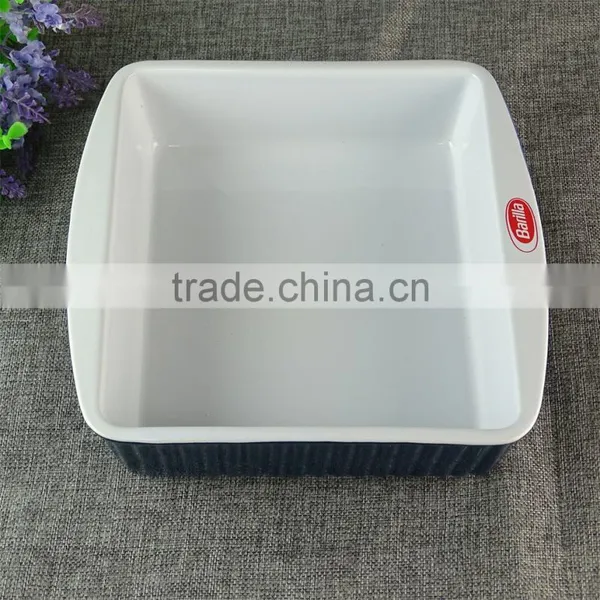 Cheap Big Bright Blue Baking Pan Two Sizes Bakeware For Home From China photo-4