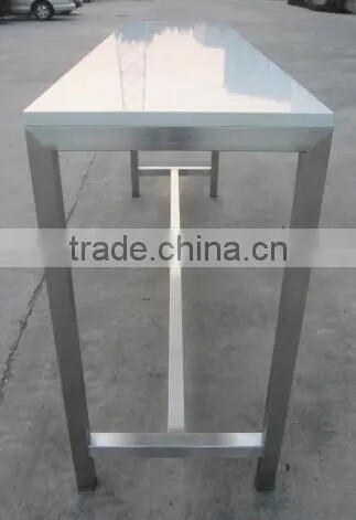 Quality Modern Stainless Steel High Bar Table photo-3