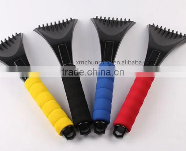 Wholesale Car Widnow Plastic Ice Scraper With Soft Grip photo-3