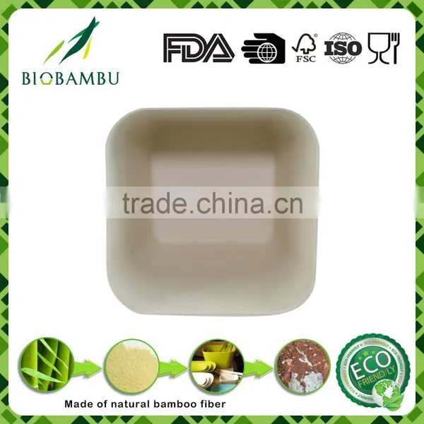 Good Capacity Cheap Environmental Bamboo Fiber Food Bucket photo-3