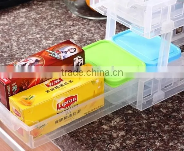 Best Quality Kitchen Tools Kitchen Storage Rack Dish Rack Plastic Kitchen Storage Rack With Plastic Drawer photo-2
