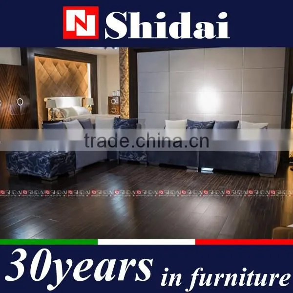 New Model Blue Color Big Corner Sofa Sectional G1105-RE photo-3