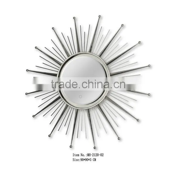 Stainless Steel Framed Mirror With Light MH-2120-01 photo-2