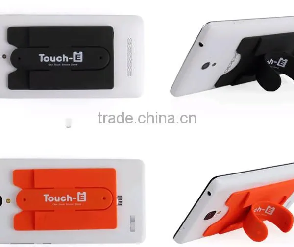 Wholesale Silicon Card Holder and Stand for Mobile Phone Case photo-5