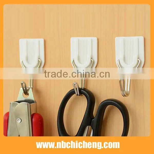 Self Adhesive Plastic Hooks/Plastic Wall Hook/Bathroom Hooks photo-3
