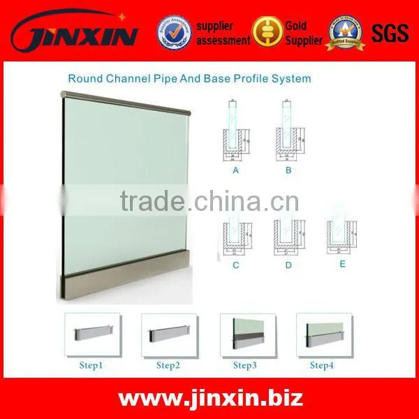 JINXIN Stainless Steel Handrail Oval Channel Pipe photo-5